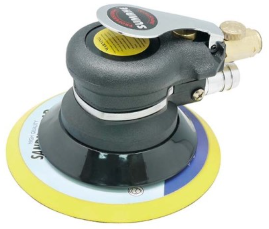 SELF-GENERATED VACUUM RANDOM ORBITAL SANDER W/6"-6 HOOK PAD